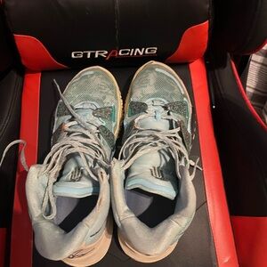 Nike Teal Blue Basketball Shoes- Kyrie 7s